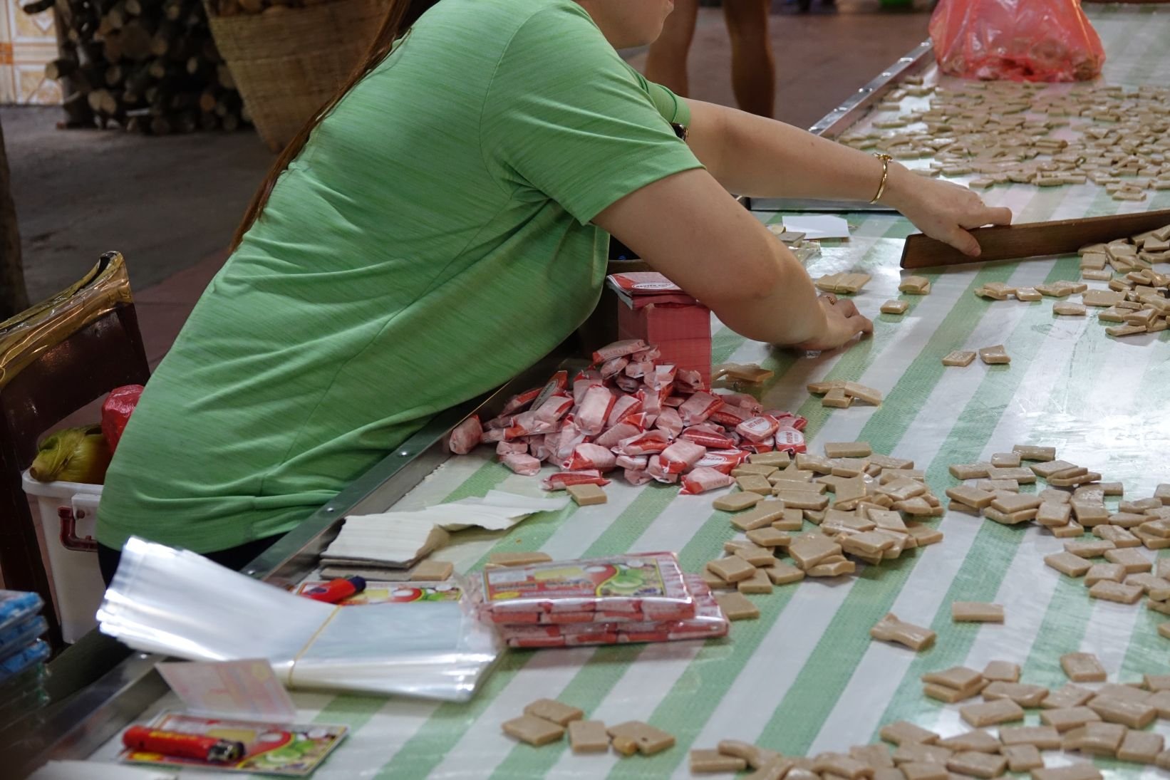 kokosbonbon-produktion